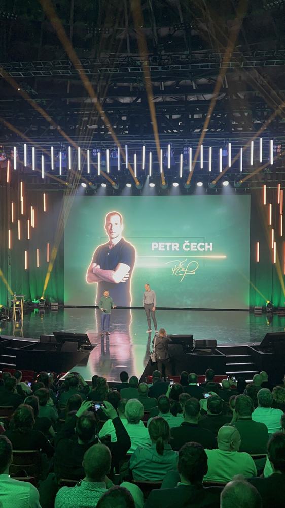 Petr Čech na pódiu, Plzeňský Prazdroj